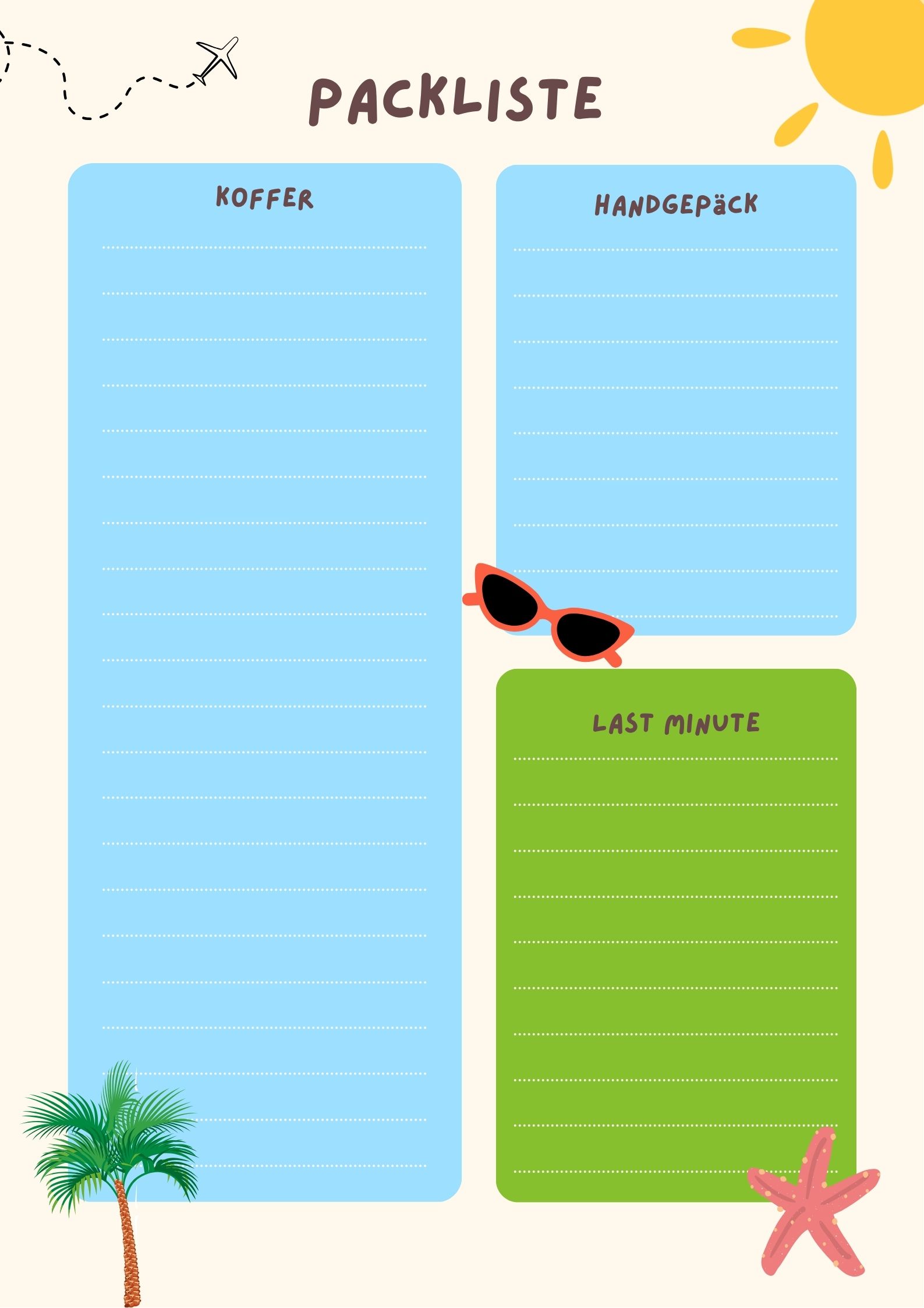 Packliste Epson Creative Corner